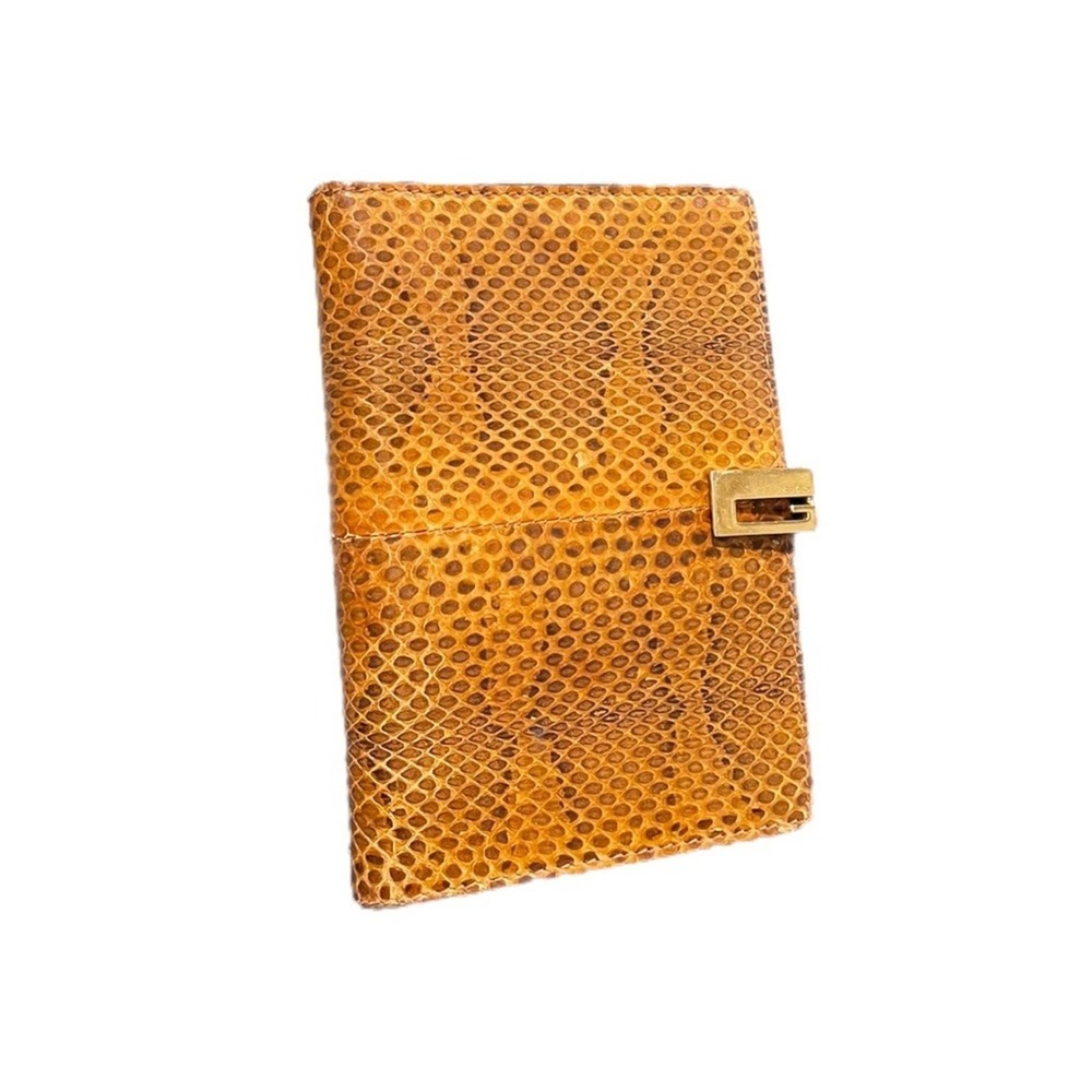 Vintage Gucci‎ python small agenda